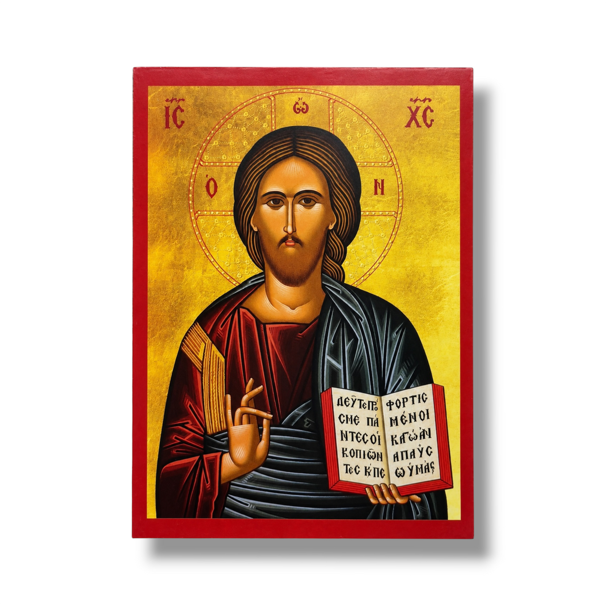 IC XC Ξύλινη Εικόνα 20x15cm mdf